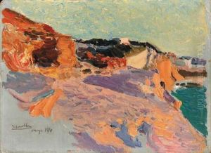 El Rincon De La Victoria, Malaga by Joaquin Sorolla Y Bastida