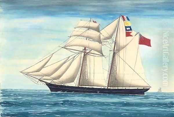 The Jersey schooner Flying Foam - view 1
