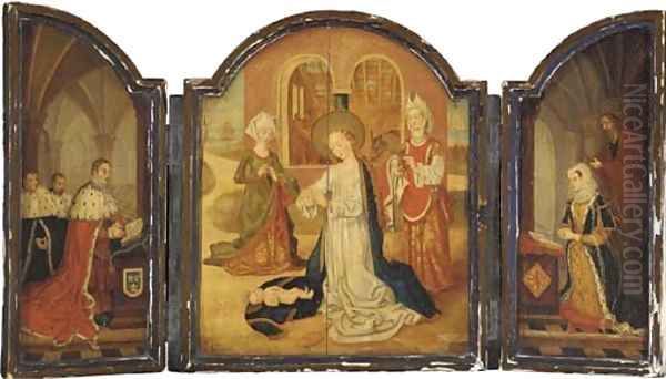 The Madonna and child with Lord Darnley and Mary Queen of Scots - view 1