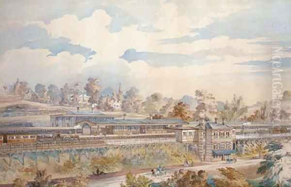 The Victorian railway station - view 1