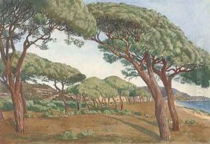 Views of the South of France by English School