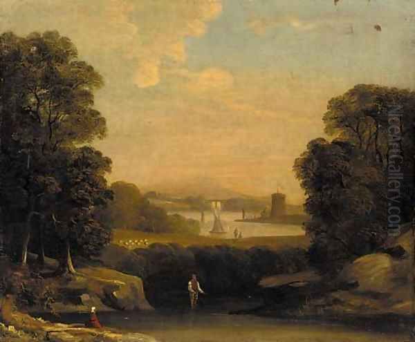 An extensive river landscape - view 1