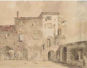 Byron's house in Greece by English School