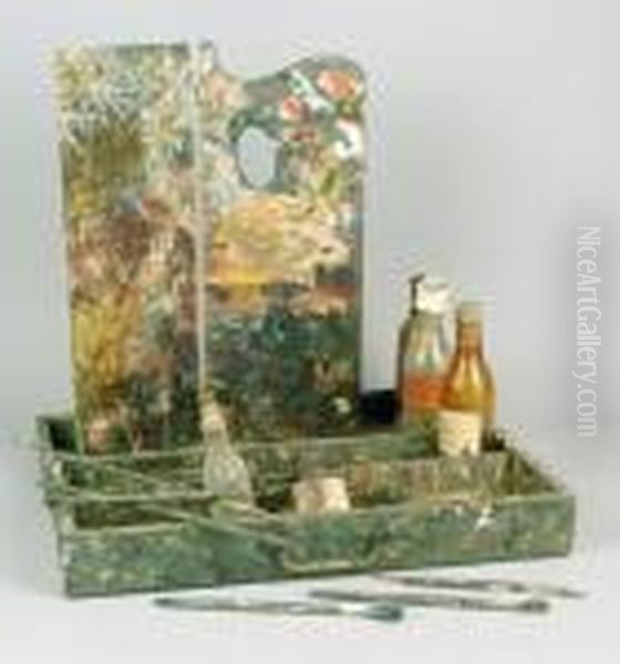 Palette Et Boite De Couleur - view 1