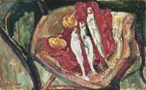 Nature Morte Aux Harengs Et Aux Oignons by Chaim Soutine