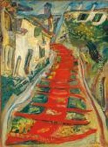 L'escalier Rouge A Cagnes