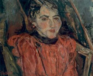 Portrait De Madame X (portrait Rose) by Chaim Soutine