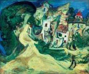 Paysage De Cagnes by Chaim Soutine