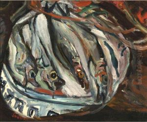 Nature Morte Aux Poissons by Chaim Soutine