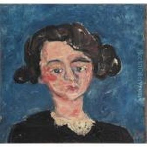 Portrait De Jeune Fille (paulette Jourdain) by Chaim Soutine