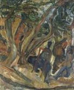 Paysage Avec Des Personnages by Chaim Soutine