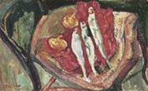 Nature Morte Aux Harengs At Aux Oignons by Chaim Soutine