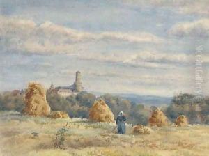 Harvest day on the Continent by English School