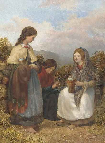 Harvesters resting - view 1