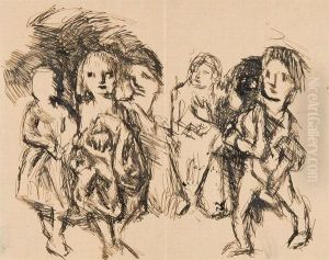 Les Enfants Duvillage Et Le Dimanche Au Matin by Louis Soutter