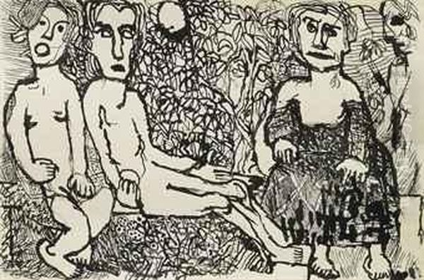 Femmes Sur Un Banc - view 1