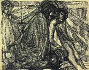 Le Violon D[an]s La Mansarde by Louis Soutter