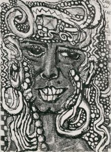Caniculae, 1936 - Recto by Louis Soutter