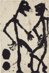 Deux Personnages by Louis Soutter