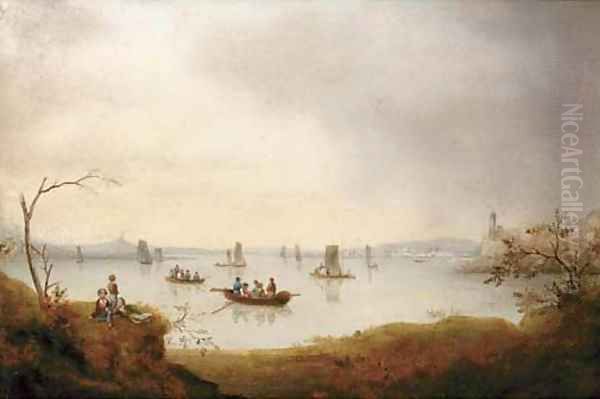 Sailing on the lake - view 1