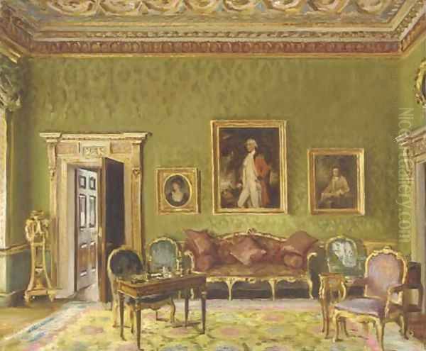 Study of a drawing-room interior - view 1