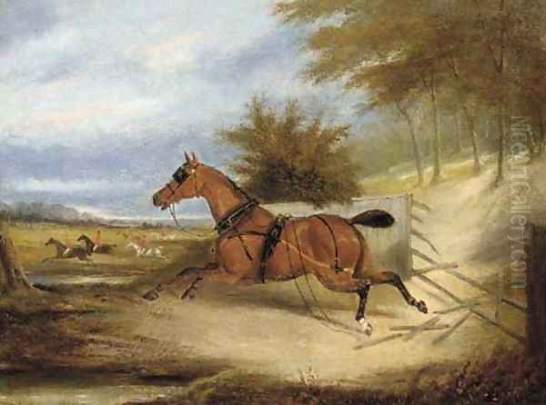 The runaway horse - view 1