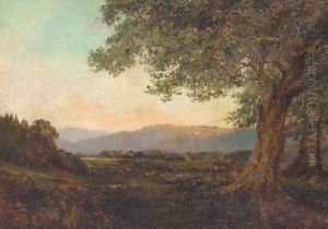 The young shepherds by English School