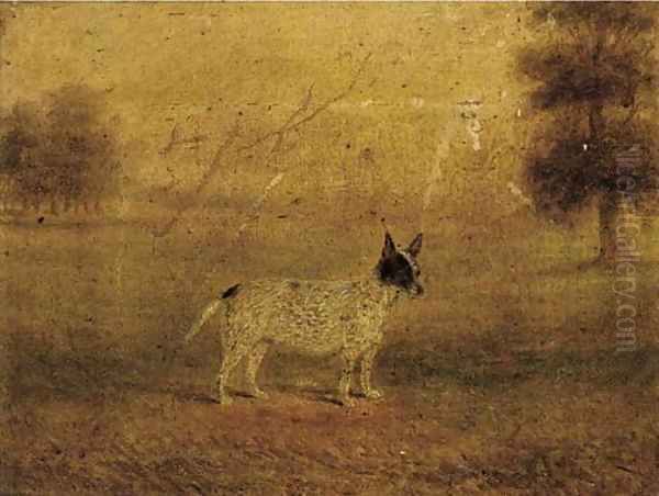 A terrier in a landscape - view 1