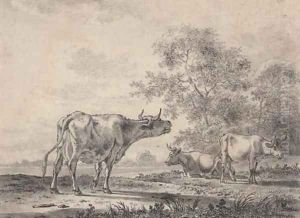 Study of cattle by English School