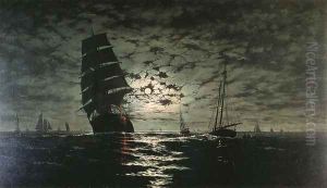 Moonlight Marine by Franklin Stanwood