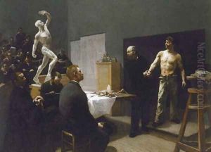 The Anatomy Class at the Ecole des Beaux-Arts, 1888 by Francois Salle