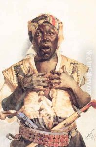 The Startled Arab by Guiseppe Signorini
