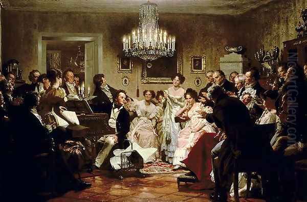 A Schubert Evening in a Vienna Salon - view 1