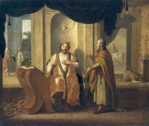 David and Nathan, 1672 by Matthias Scheits