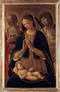 Madonna and Child with Sts Sebastian and Jerome 1490s Madonna and Child with Sts Sebastian and Jerome 1490s