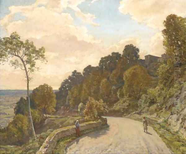 Road up to Cagnes - view 1