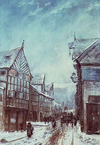 Old Cheapside, Warrington, 1864 - view 1