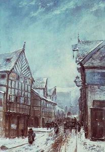 Old Cheapside, Warrington, 1864 by George Sheffield