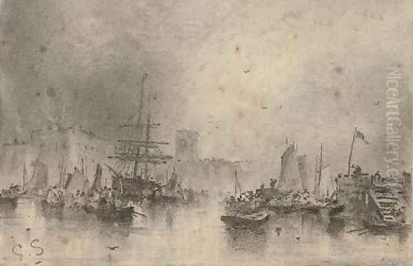 A bustling port - view 1