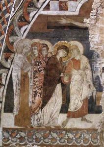 Scenes from the Passion of Christ- Christ on the Cross 1260-80 by Master of St Francis