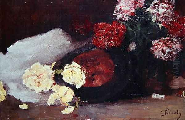 Still Life with Tea Roses, c.1885 - view 1