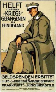 Help our Prisoners of War in Enemy Territory, German poster, 1915