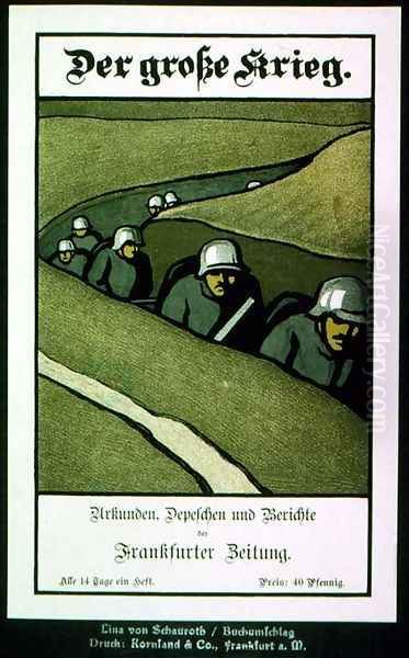 The Great War, cover of a book of documents, dispatches and reports from the Frankfurter Zeitung - view 1