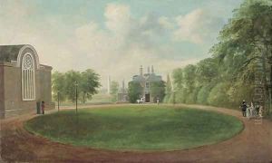 A view of the Deputy Master's House at the Royal Hospital Kilmainham, overlooking Phoenix Park