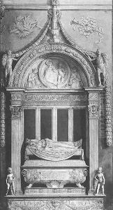 Tomb of Carlo Marsuppini by Desiderio da Settignano
