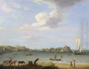 Elizabeth Castle, Jersey, 1764 by Dominic Serres