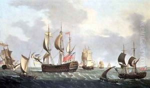Royal Squadron off the Coast
