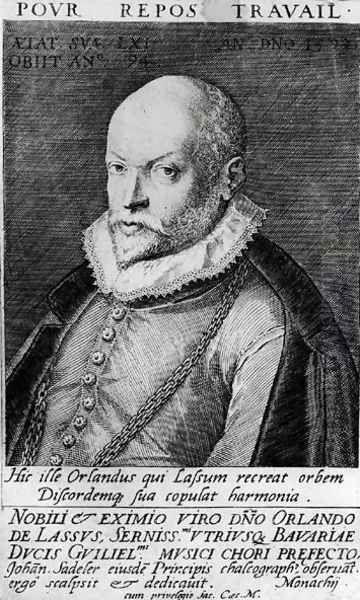 Portrait of Roland de Lassus 1532-94 1593-94 - view 1