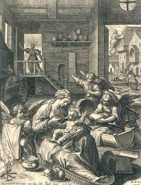 The Holy Family in Egypt - view 1