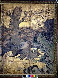 Birds and Flowers of the Four Seasons 6 by Kano Soshu